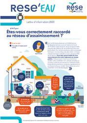 Couverture de la lettre d'information 2020 des abonnés à la RESE 