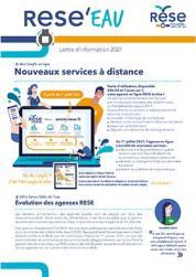 Une de la lettre Info Clients RESE'Eau 2021