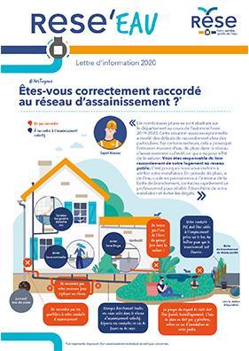 Couverture de la lettre d'information 2020 des abonnés à la RESE 