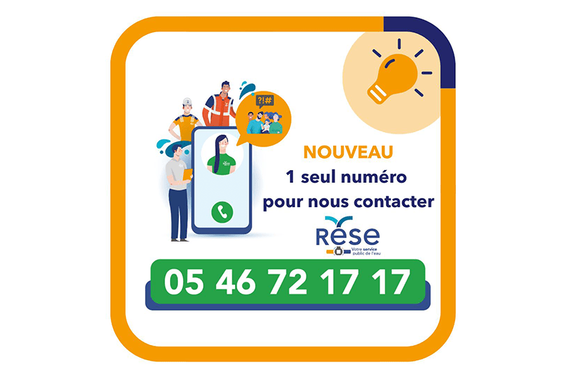 Nouveau : 1 seul numéro pour nous contacter 05 46 72 17 17